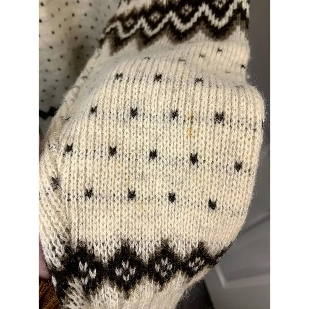 Vintage BS Scandinavian Design Nordic Wool Turtleneck Sweater Size 56/XXL - Picture 8 of 11